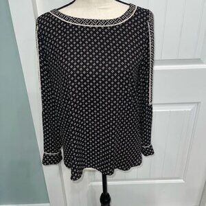 Ann Taylor Loft Crewneck blouse size Petite small